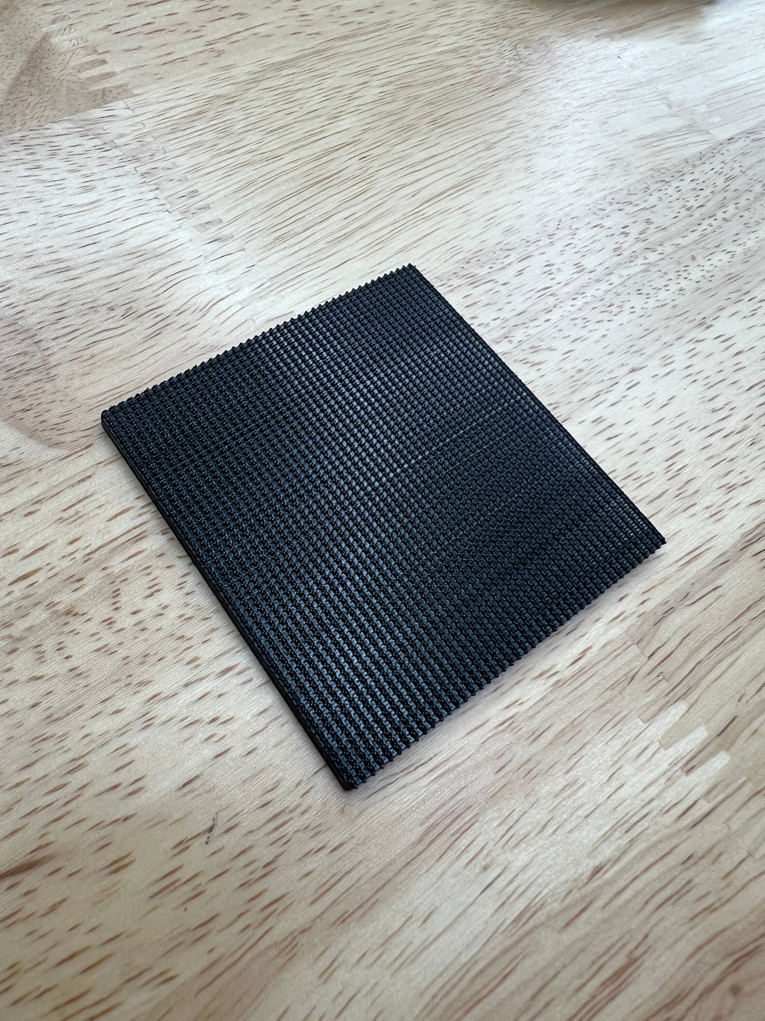 Hook and Loop Material on Leather Patch 
